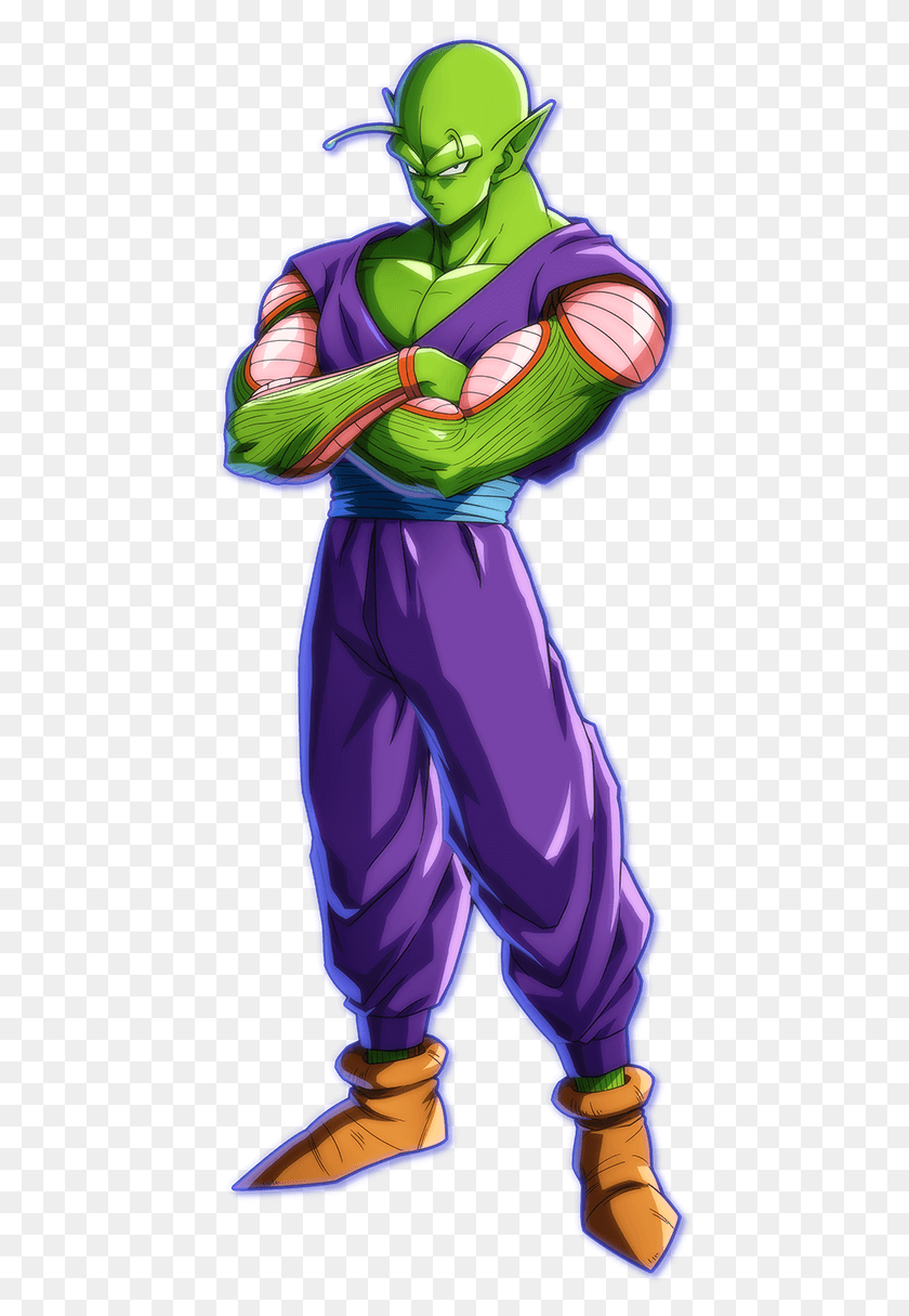 439x1155 Dbfz Piccolo Portrait Dragon Ball Fighterz Character Design, Comics, Book, Clothing HD PNG Download
