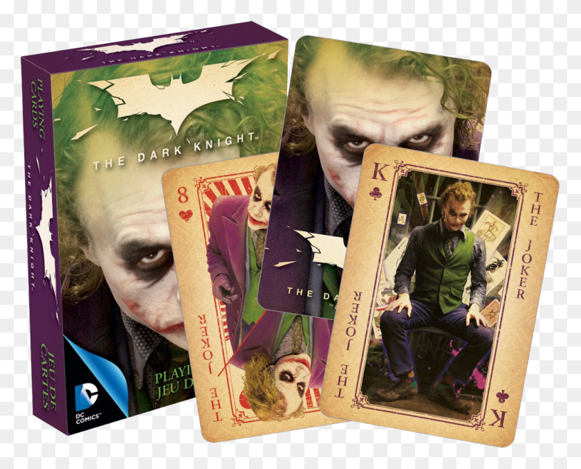 1280x1013 Dc Comics Batman The Dark Knight The Joker Heath Ledger Dark Knight Playing Cards, Person, Human, Poster HD PNG Download