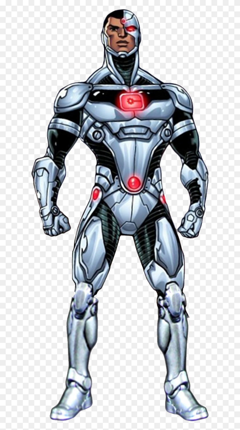 622x1445 Dc Comics Cyborg, Robot, Person, Human HD PNG Download