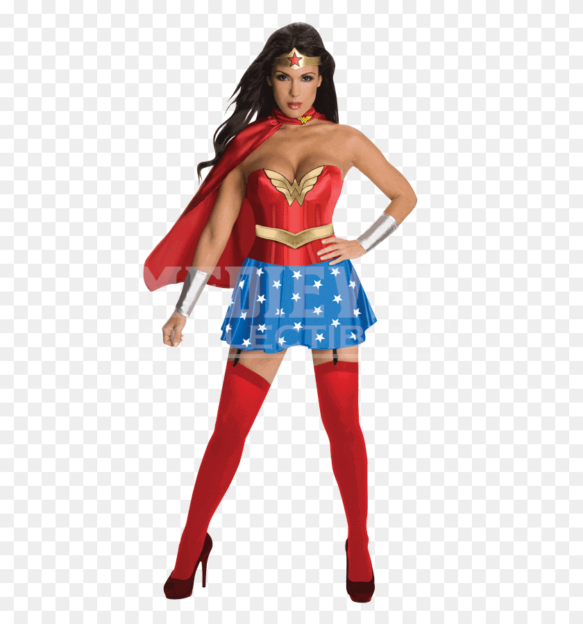 462x839 Dc Comics Secret Wishes Wonder Woman Corset Costume Sexy Wonder Woman Outfit, Clothing, Apparel, Female HD PNG Download