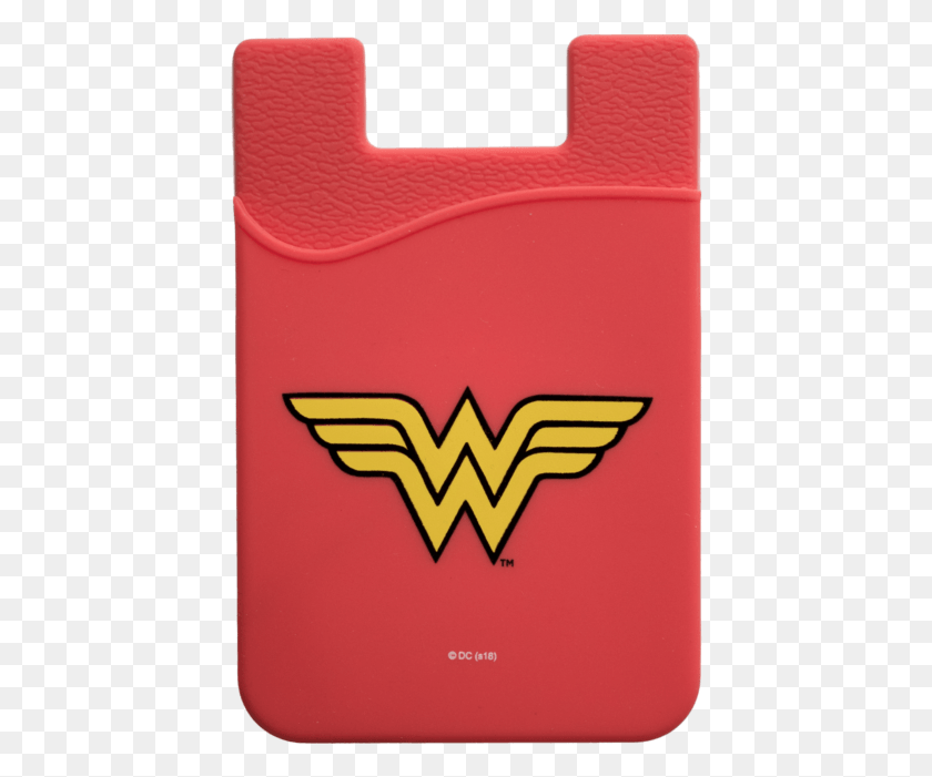427x641 Dc Comics Wonder Woman Logo Smartphone Card Holder Wonder Woman Logo In Circle, Label, Text, Mailbox HD PNG Download