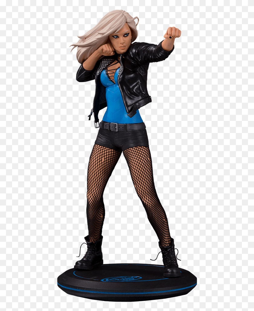 464x969 Dc Cover Girls Black Canary By Jolle Jones Statue, Clothing, Apparel, Pants HD PNG Download