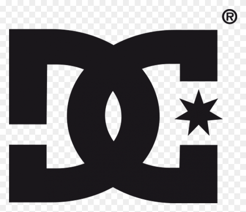 834x710 Dc Dc Shoes Logo, Symbol, Cross, Star Symbol HD PNG Download