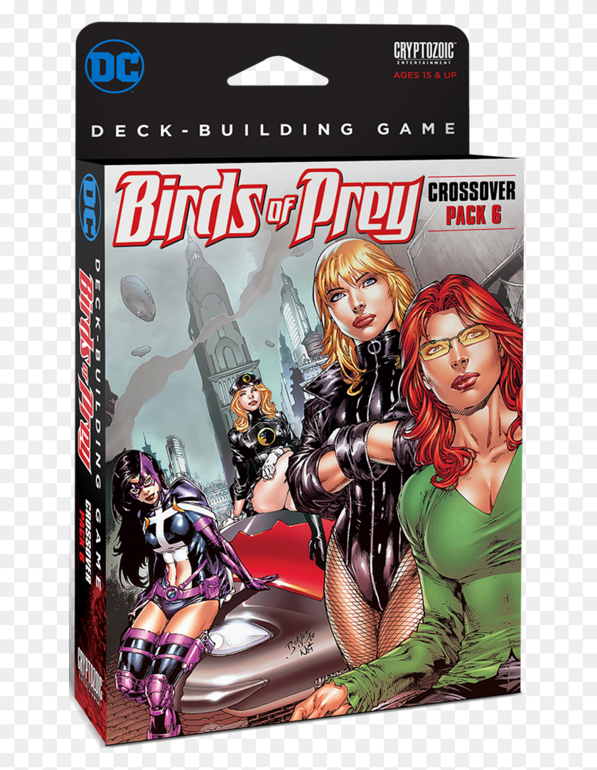 645x1024 Dc Deck Building Game Arrowverse Birds Of Prey, Poster, Advertisement, Person HD PNG Download