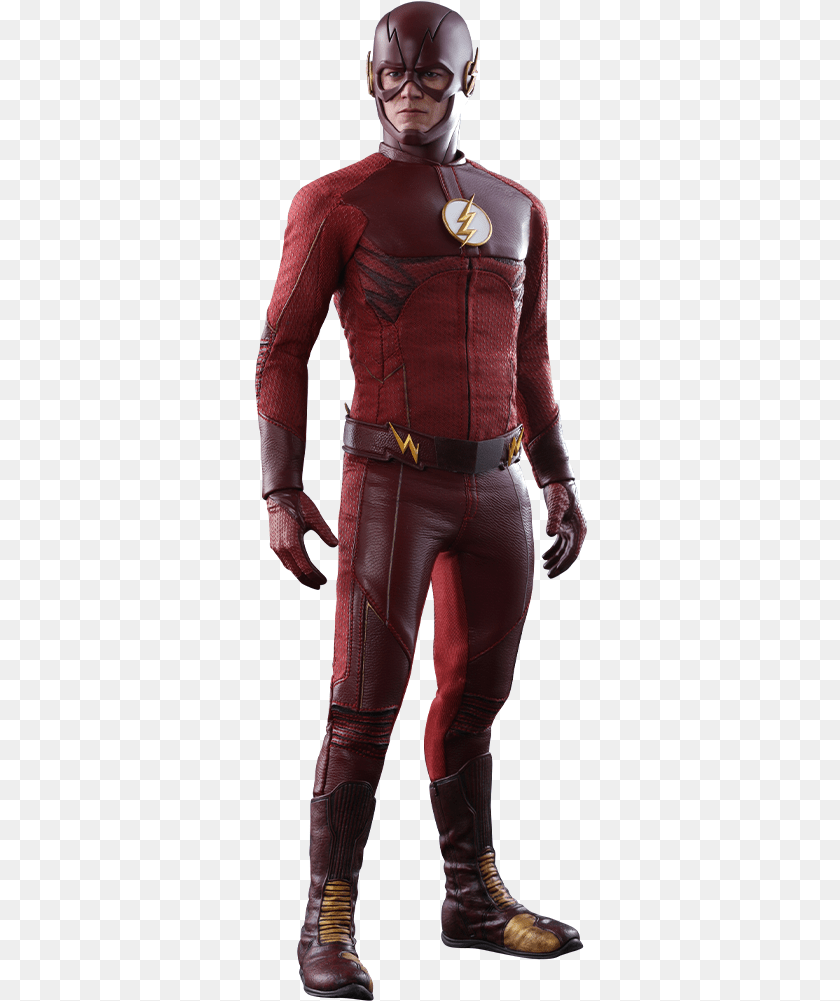 333x1001 Dc Flash Transparent, Adult, Clothing, Costume, Person Sticker PNG