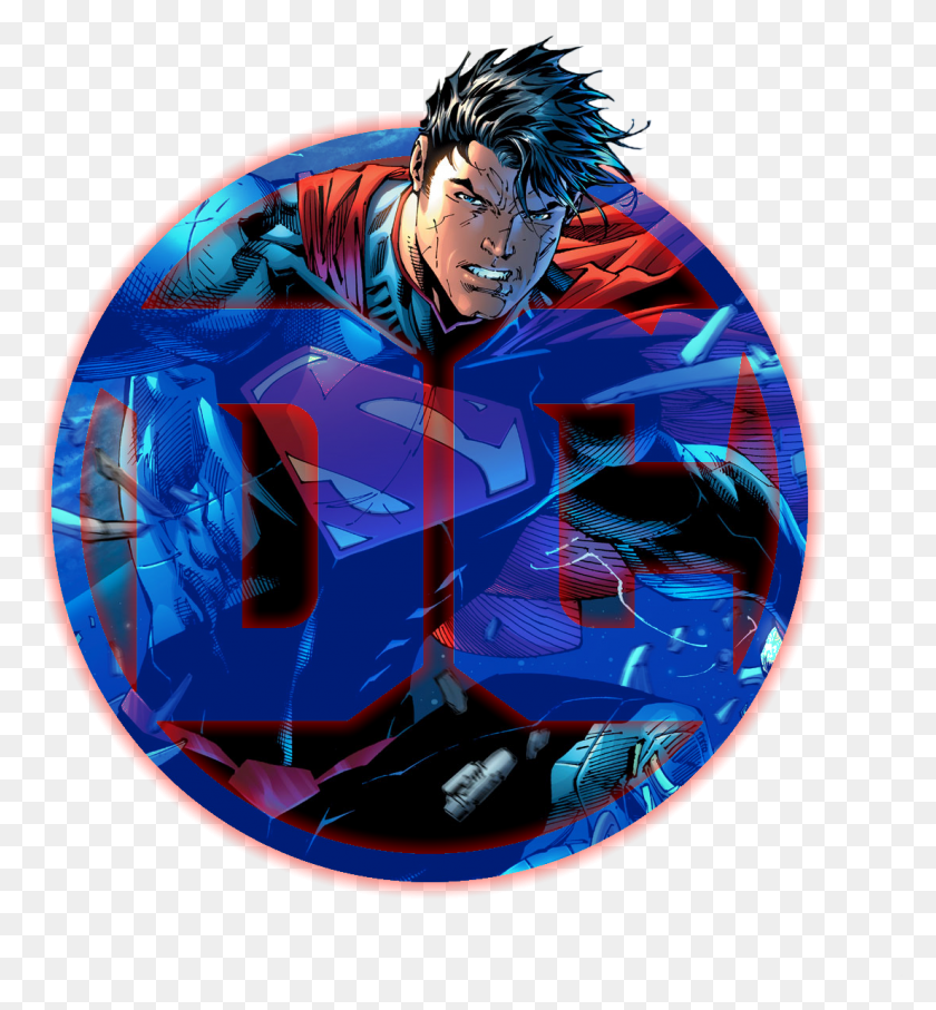 1103x1199 Dc Logo Remakes Merge Замасу Против Супермена, Человек, Человек, Сфера, Hd Png Скачать