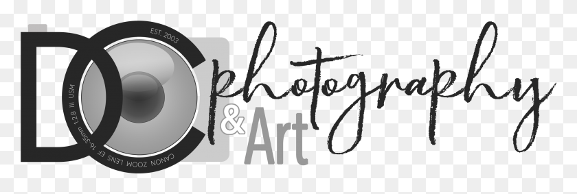 3294x944 Dc Photography Logo, Text, Alphabet, Handwriting HD PNG Download