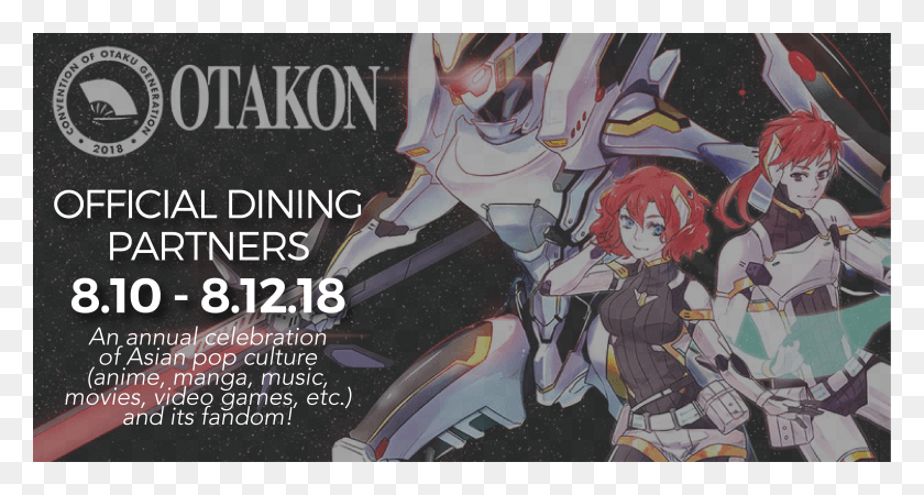 4084x2042 Descargar Png / Dc Restaurants Help Kick Off Otakon Imgenes De Anime Mecha 2018, Casco, Ropa, Vestimenta Hd Png