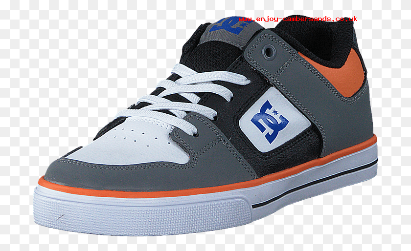 705x454 Dc Shoes Children Dc Kids Pure Elastic B Shoe Greybluewhite Skate Shoe, Clothing, Apparel, Footwear HD PNG Download