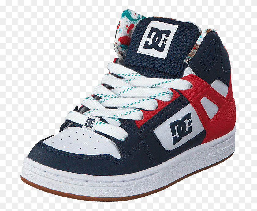 705x627 Dc Shoes Children Rebound Se Black Red Print Niños Luh54 Skate Shoe, Calzado, Ropa, Vestimenta Hd Png Descargar