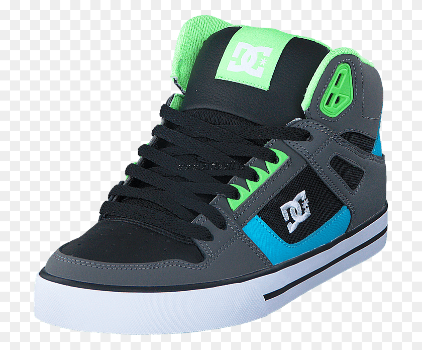 705x636 Dc Shoes Spartan High Wc Greygreenblue Herr Sneakers Zapatillas Dc, Shoe, Footwear, Clothing HD PNG Download