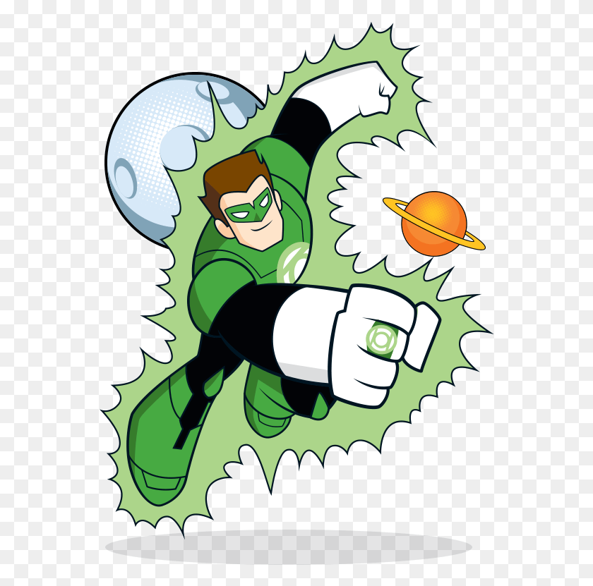 560x771 Dc Super Friends Green Lantern, Hand, Plant, Graphics HD PNG Download
