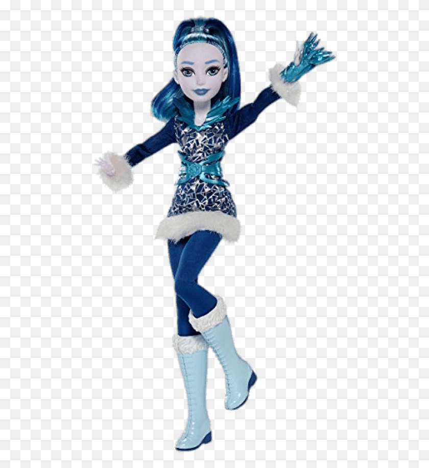 480x855 Dc Super Hero Girls Frost Action Figure Clipart Dc Superhero Girls Dolls, Doll, Toy, Person HD PNG Download