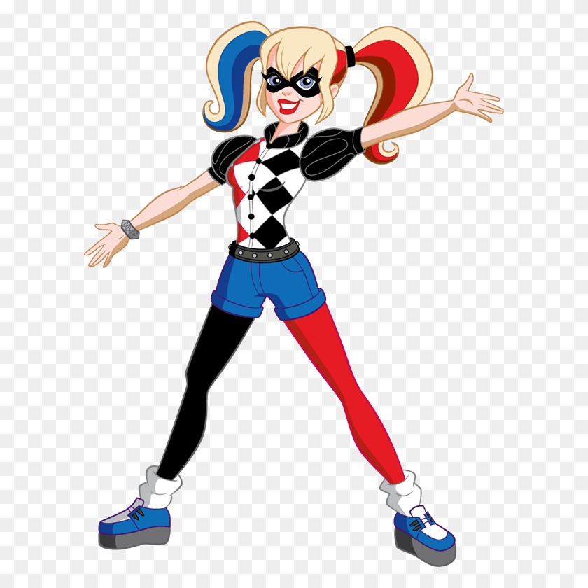600x780 Dc Super Hero Girls Harley Quinn Harley Quinn Dc Superhero Girl, Performer, Person, Human HD PNG Download