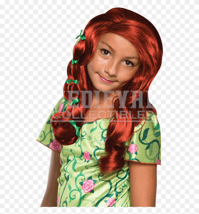 537x844 Dc Superhero Girls Poison Ivy Wig, Face, Person, Human HD PNG Download