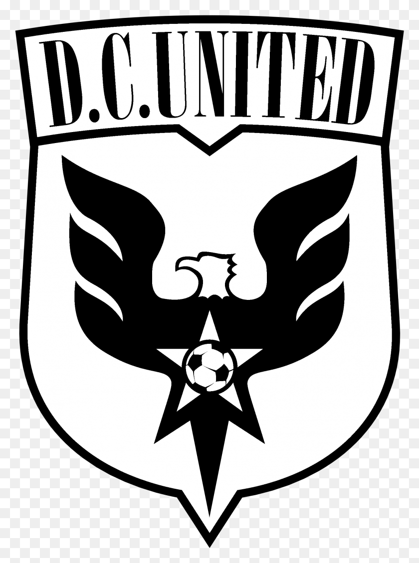 1699x2331 Dc United Logo Black And White, Poster, Advertisement, Symbol HD PNG Download