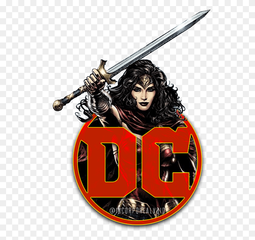 550x731 Descargar Png Dc Wonder Woman Logo Por Sacredrealmhero Wonder Woman Liam Sharp, Cartel, Anuncio, Persona Hd Png