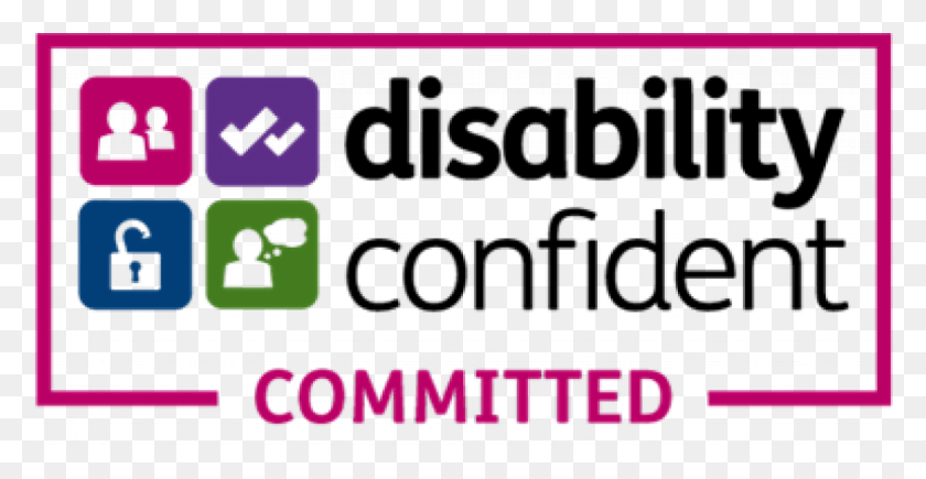 1100x530 Descargar Png Declaración Dce Discapacidad Confianza Discapacidad Empleadores Confiados Logotipo, Texto, Número, Símbolo Hd Png