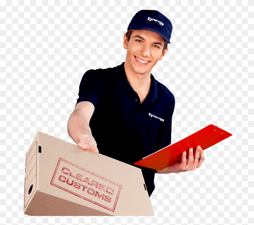 698x685 Ddp Is Becoming More Popular In Developing Markets Bvov, Person, Human, Package Delivery HD PNG Download