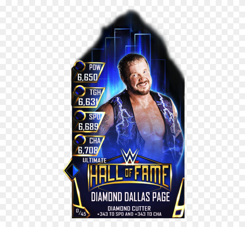 429x719 Ddp S3 13 Ultimate Halloffame Wwe Supercard Hall Of Fame Cards, Poster, Advertisement, Flyer HD PNG Download