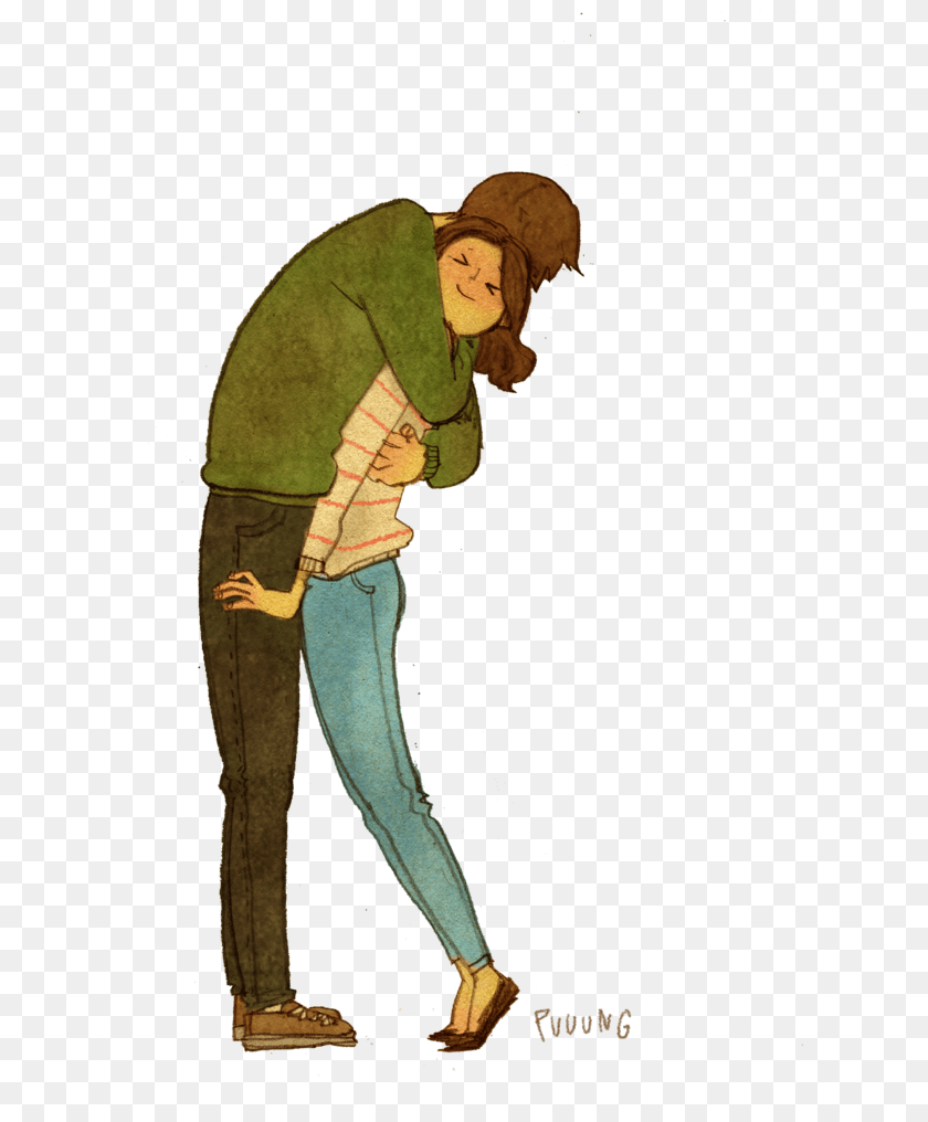 De Abril De Hug Illustration, Pants, Clothing, Adult, Person PNG