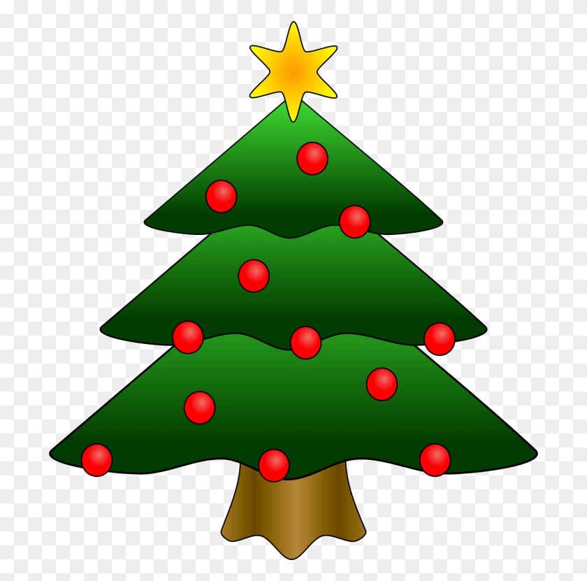 700x771 De Arvore De Natal Christmas Tree Clipart, Tree, Plant, Symbol HD PNG Download