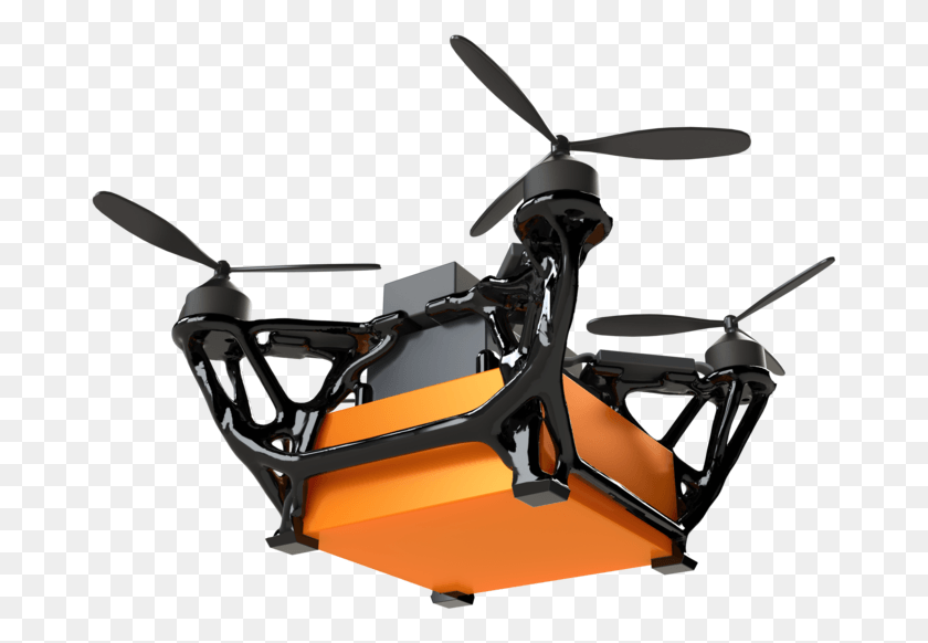 675x522 De Brent Quadrocopter 1 Model Aircraft, Vehicle, Transportation, Tractor HD PNG Download