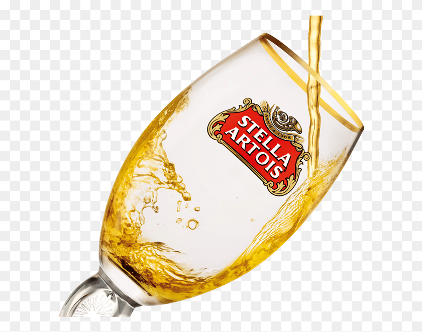 610x601 De Hoorn Bleef In De Loop Van De Eeuwen De Constante Stella Artois Идеальная Подача, Стакан, Напиток, Напиток Hd Png Скачать