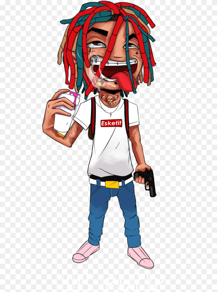De Lil Xan Anime, Book, Comics, Publication, Person Transparent PNG