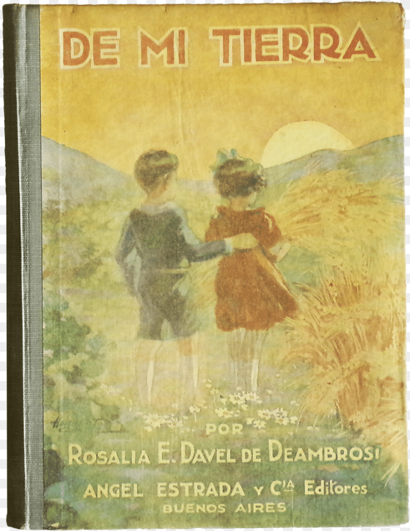 De Mi Tierra Libro De Lectura 1942 Estrada, Publication, Novel, Book, Person Clipart PNG
