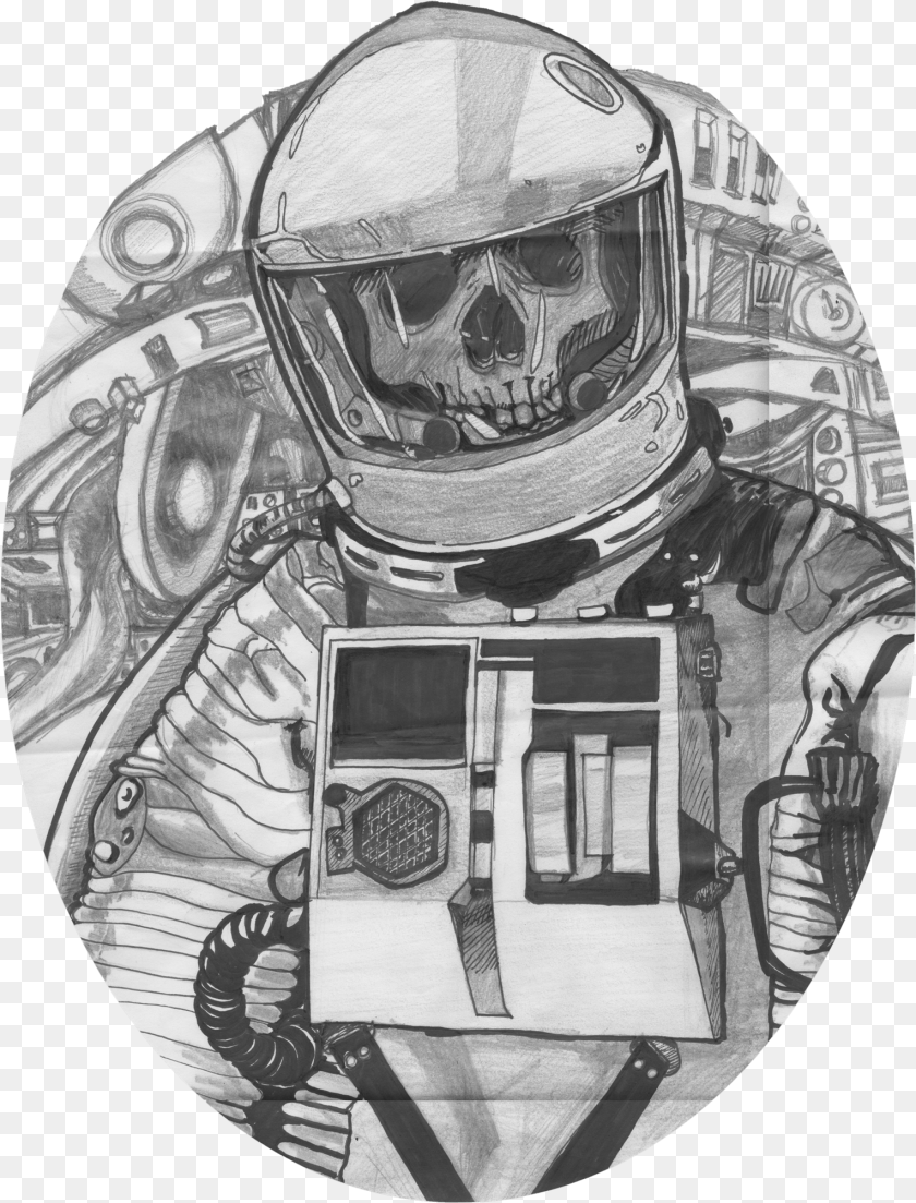 Dead Astronaut Skate Deck Dead Astronaut, Photography, Art, Drawing, Adult Sticker PNG