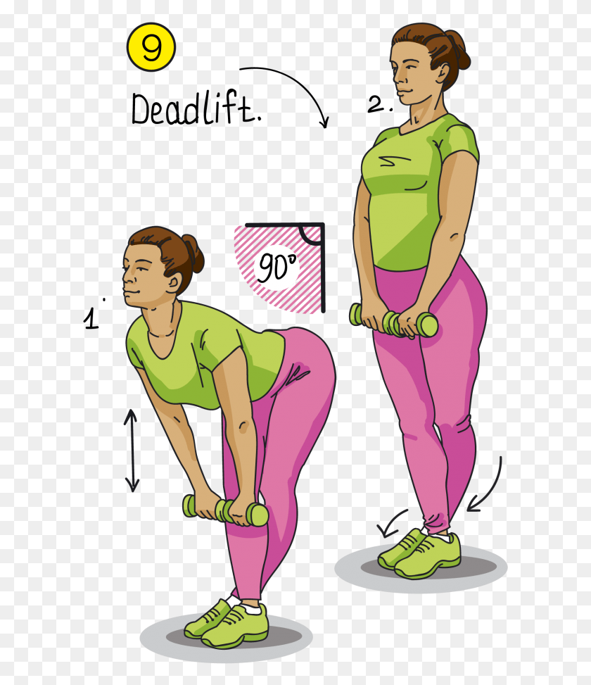 605x913 Deadlift Hip Strengthening Exercises Physiotherapy, Person, Human, Sport HD PNG Download
