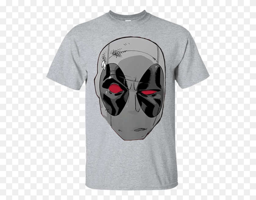 541x595 Deadpool 2 Head Logo Men39s Wash T Shirt Hoodie Sweater Do T Shirt, Clothing, Apparel, T-shirt HD PNG Download