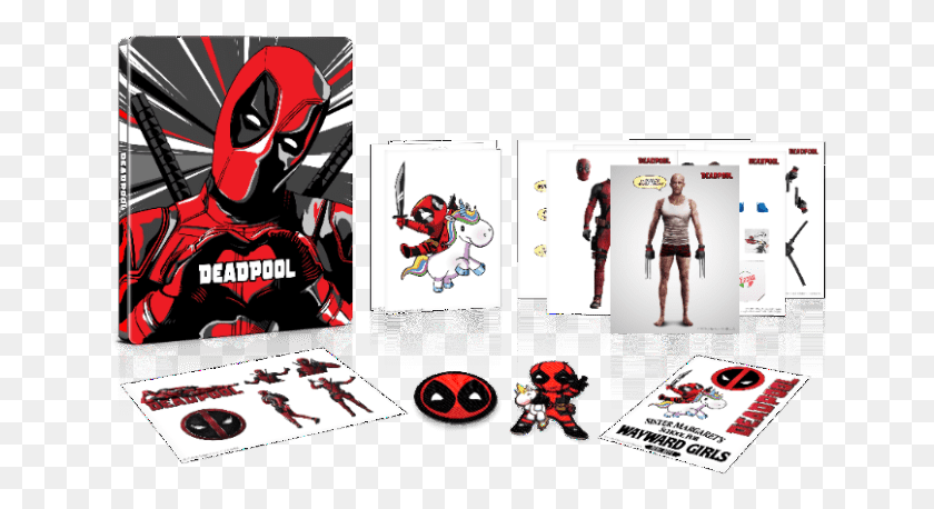 646x398 Deadpool 2 Year Anniversary Edition Best Buy Blu Ray Deadpool 2 Year Anniversary Steelbook, Person, Human, Advertisement HD PNG Download