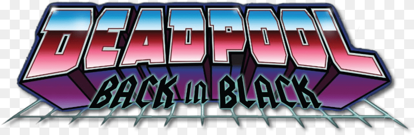 1281x420 Deadpool Back In Black Logo1 Deadpool Back In Black Transparent PNG