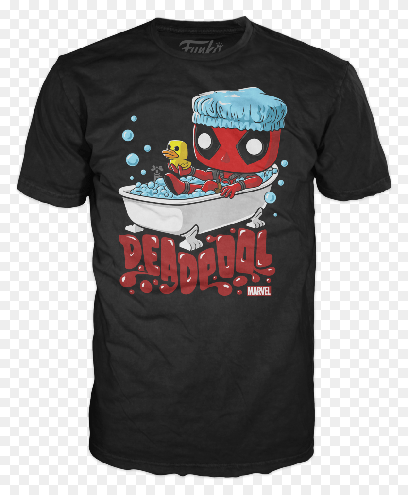 2058x2538 Deadpool Bubble Bath T Shirt, Clothing, Apparel, T-shirt HD PNG Download