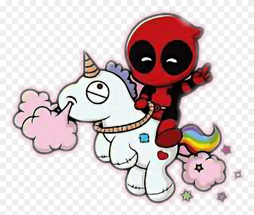 1024x856 Deadpool Cute Unicorn Cute Deadpool, Label, Text, Outdoors HD PNG Download