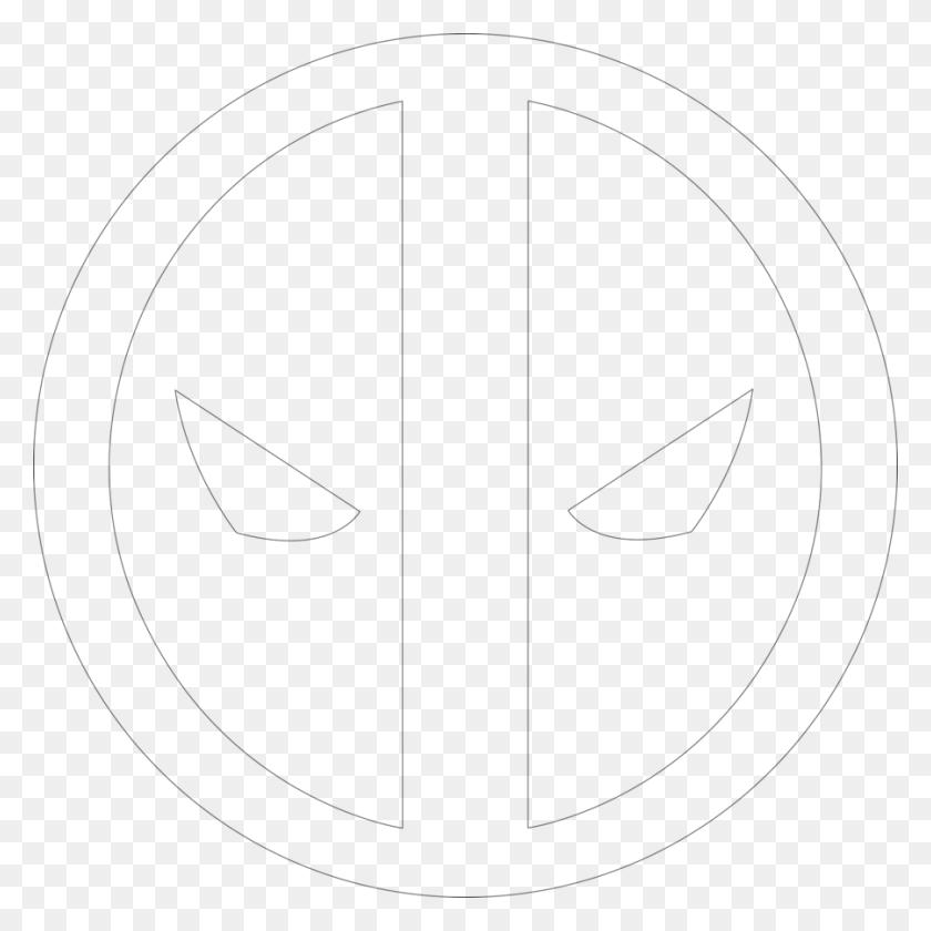 900x900 Deadpool Drawing Graph Circle, Symbol, Logo, Trademark HD PNG Download