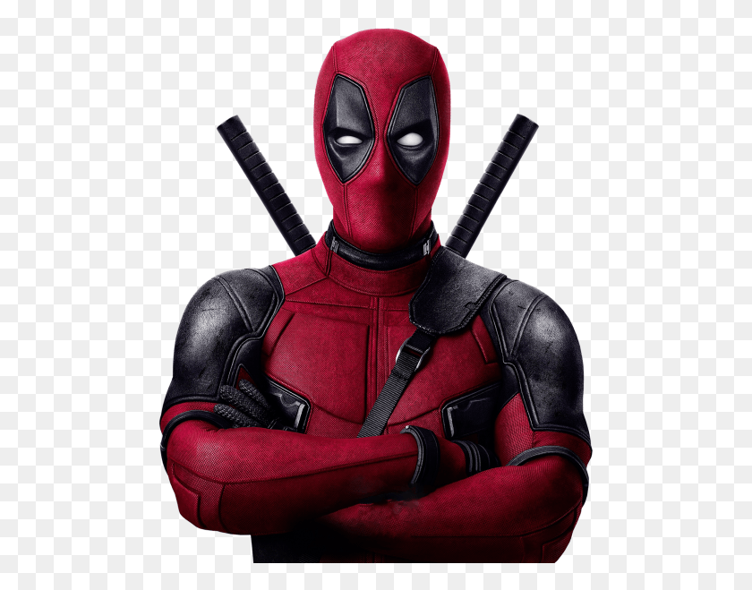 487x599 Deadpool Free Deadpool, Person, Human, Ninja HD PNG Download