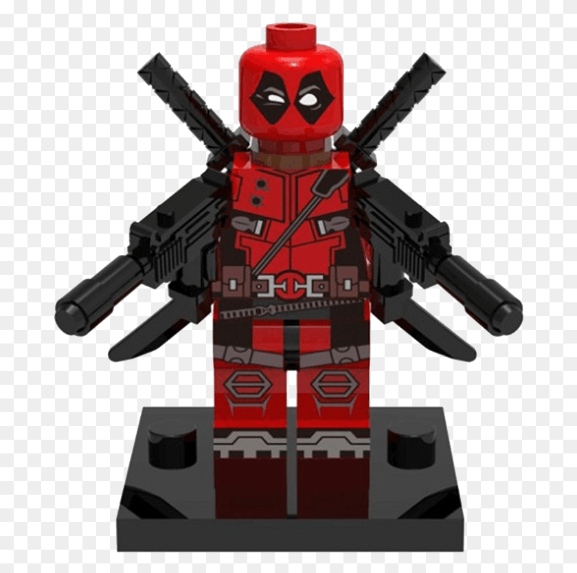 686x774 Descargar Png Deadpool Lego Set, Juguete, Samurai, Caballero Hd Png