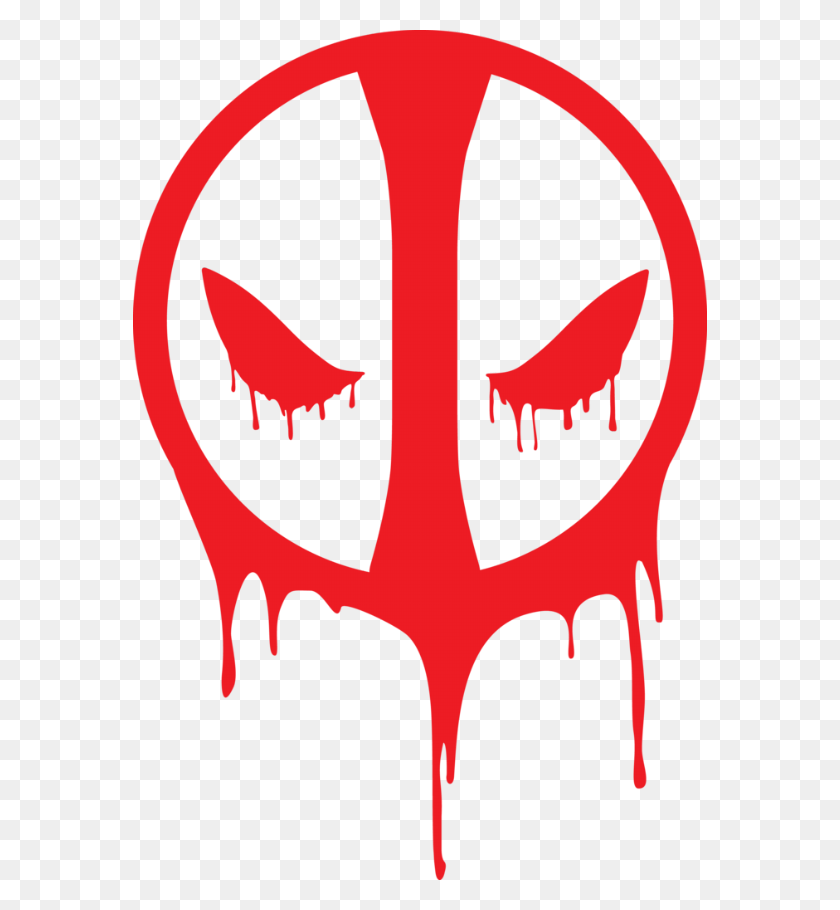 574x850 Deadpool Logo, Symbol, Emblem, Weapon HD PNG Download