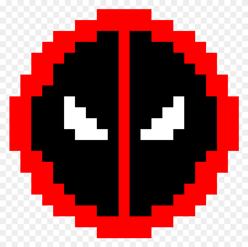 778x778 Descargar Png Deadpool Logo Deadpool Logo Pixel Art, Símbolo, Alfombra, Patrón Hd Png