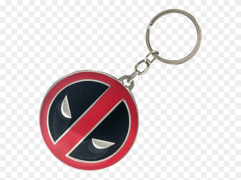 567x567 Deadpool Logo Metal Keychain Keychain, Pendant, Symbol, Locket HD PNG Download