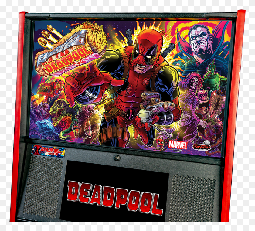 962x865 Deadpool Premium Details Deadpool Pinball Premium, Poster, Advertisement, Arcade Game Machine HD PNG Download