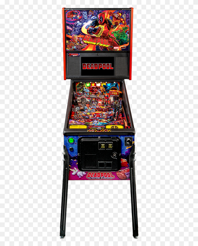 336x980 Descargar Png Deadpool Pro Cabinet Ff Pinball, Máquina De Juego De Arcade, Teléfono Móvil, Teléfono Hd Png