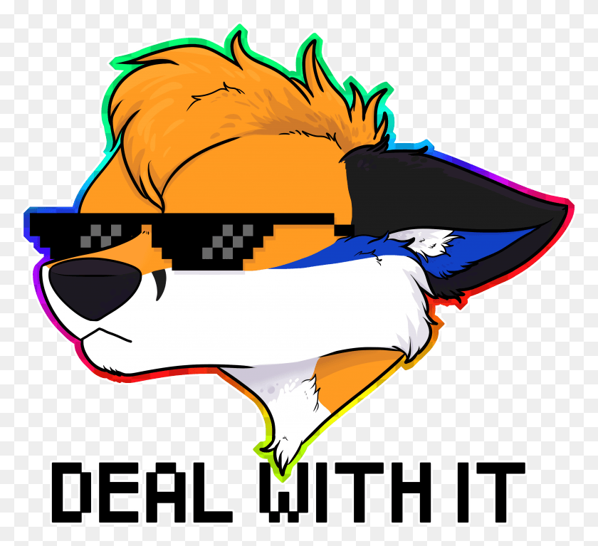 3535x3208 Deal With It, Graphics, Poster HD PNG Download