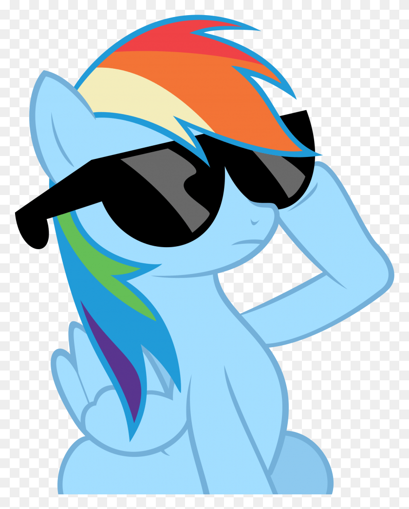 2327x2936 Deal With It By Keinzantezuken My Little Pony Rainbow Dash Glasses, Graphics, Clothing HD PNG Download