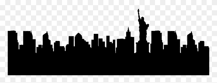 1320x445 Dealing With 911 Silhouette Transparent New York Skyline, Gray, World Of Warcraft HD PNG Download