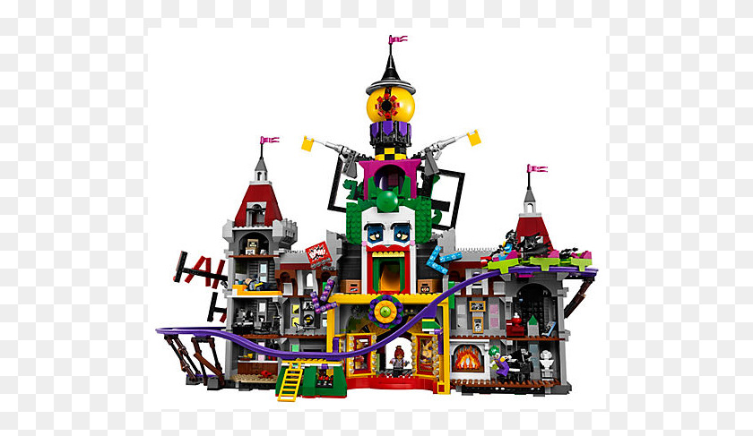 512x427 Deals At The Lego Store Lego Batman Movie Joker Manor, Toy, Person, Human HD PNG Download