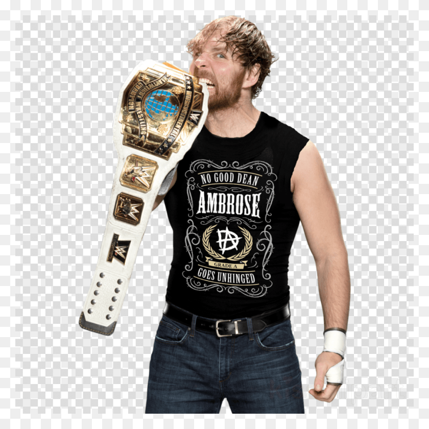 900x900 Dean Ambrose Campeón Intercontinental Dean Ambrose Campeón Intercontinental 2017, Persona, Humano, Ropa Hd Png